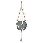 Lechuza Blumenampel Makramee Boho (Länge: 90 cm, Baumwolle, Natur) | BAUHAUS