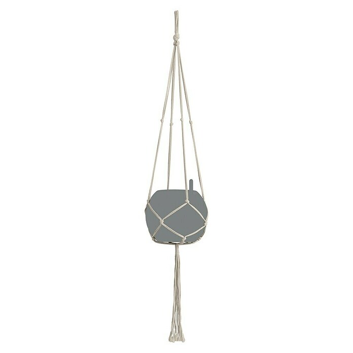 Lechuza Blumenampel Makramee Pure (Länge: 120 cm, Baumwolle, Natur) | BAUHAUS