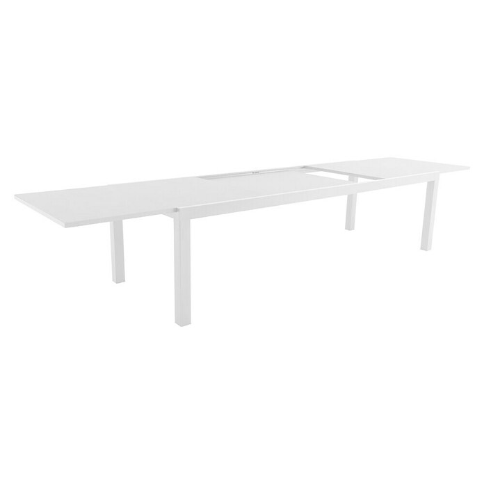 Sunfun Maja Mesa de jardín (L x An x Al: 280 x 100 x 75 cm, Blanco, Extensible) | BAUHAUS