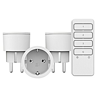 KlikAanKlikUit Smart stekkerdoos set (Wit, Max. aansluitvermogen: 2.300 W)