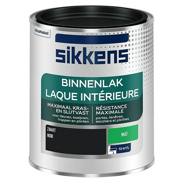 Sikkens Houtlak (Black, 750 ml, Mat) | BAUHAUS