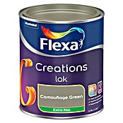 Flexa Creations Kleurlak (Camouflage Green, Extra mat, 750 ml, Op waterbasis) | BAUHAUS