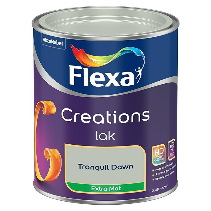 Flexa Creations Kleurlak (Tranquil Dawn, Extra mat, 750 ml, Op waterbasis) | BAUHAUS