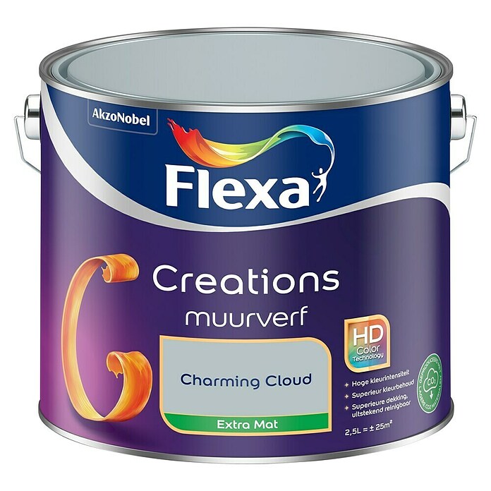 Flexa Creations Muurverf (Charming cloud, Extra mat, 2,5 l) | BAUHAUS