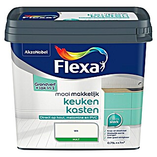 Flexa Mooi Makkelijk Kleurlak (Wit, 750 ml, Mat)