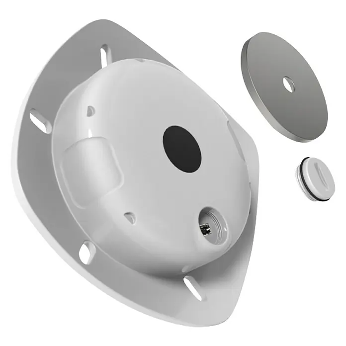 myPool LED-Poolbeleuchtung - 8,6 cm, Weiß, LED, Lichtfarbe: Neutralweiß - Detaillierte Ansicht einer smarten Überwachungskamera mit Montagezubehör für den Innen- und Außenbereich, ideal für die Sicherheit Ihres Zuhauses.
