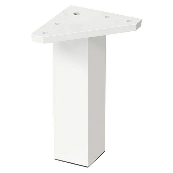 Möbelfuß-Set (L B Weiß) H: kg, Traglast: cm, 4 | x Kunststoff, x x 4 150 4 BAUHAUS Stk., x 15