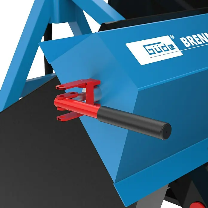 Güde Wippkreissäge GWS 700 ZR HM-2 - Durchmesser Sägeblatt: 700 mm, Bohrung Sägeblatt: 30 mm - Detailansicht einer Güde-Maschine, die eine robuste Bauweise und hochwertige Verarbeitung erkennen lässt.
