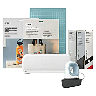 Cricut Joy Xtra Plotter de corte Starter Bundle (Blanco, Bluetooth, Ancho de corte: 21,6 cm, Longitud de corte: 1,2 m)