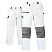 Malerhose (L, Weiß, Polyester)