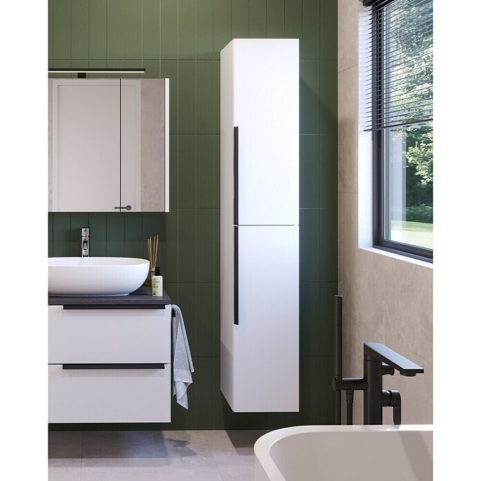 Aquaart Visoki ormar Lateral 170  (D x Š x V: 30 cm x 34,8 mm x 170 cm, Bijela) | BAUHAUS