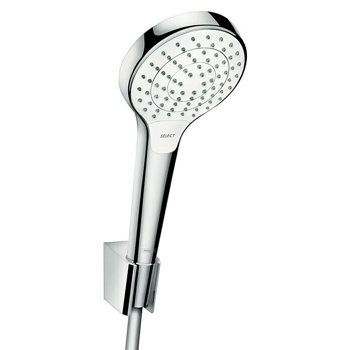 Hansgrohe Brause-Set Croma Select SAnzahl Funktionen: 3 Stk., Durchmesser Handbrause: 11 cm, Chrom Front View