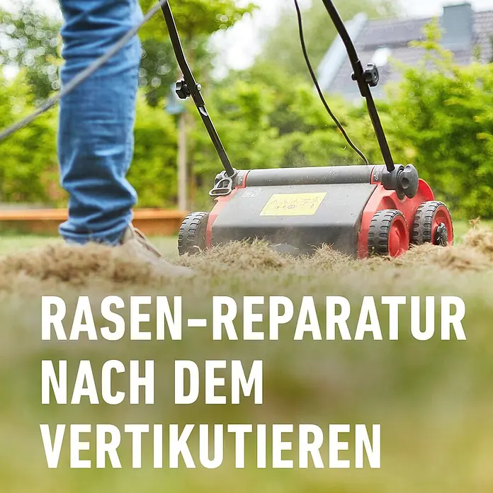 Compo Saat Vertikutier-Mix - 4 kg, 133 m² - Rasenreparatur nach dem Vertikutieren mit einem Rasenlüfter zur Entfernung von Rasenfilz für einen gesunden, grünen Rasen.