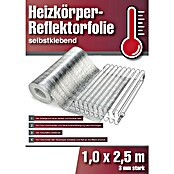 Reflektorfolie für Heizkörper (L x H: 250 x 100 cm, Stärke: 3 mm, Silber, Polyethylen (PE)) | BAUHAUS