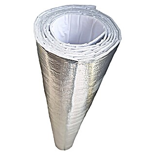 Reflektorfolie für Heizkörper (L x H: 250 x 100 cm, Stärke: 3 mm, Silber, Polyethylen (PE))