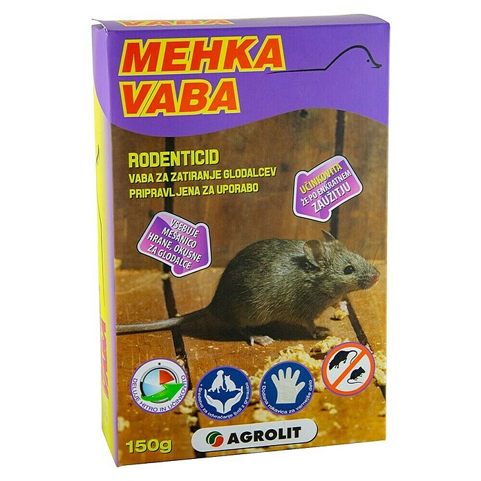 Porcijska vaba za miši Rodenticid  (150 g) | 7531 - Rodentizide | IAHD - Pflanzenschutz | IAH - Dünger / Pflanzenschutz | IA - Gartenhartware | I - Stadtgarten | BAUHAUS