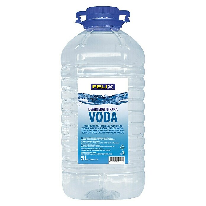 Demineralizirana voda Felix  (5 l) | 2743 - Sonstiges | BDDA - Motorenöle | BDD - Autozubehör | BD - Autozubehör | B - Werkz/Masch/Maschzubeh/Auto | BAUHAUS
