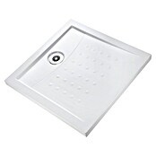 Plato de ducha acrílico (L x An: 80 x 80 cm, Acrílico sanitario, Blanco)