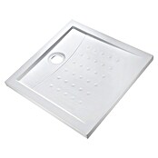 Plato de ducha acrílico (L x An: 80 x 80 cm, Acrílico sanitario, Blanco)