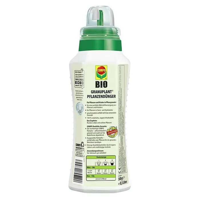 Compo Bio Flssigdnger Granuplant - 500 ml, Geeignet fr: Hydrokulturen  online kaufen bei BAUHAUS