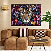 Reinders Glasbild Power Cat (Power Cat, B x H: 100 x 140 cm) | BAUHAUS