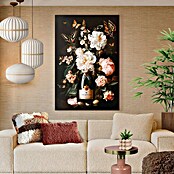 Reinders Glasbild Champagne Flowers (Champagne Flowers, B x H: 78 x 116 cm) | BAUHAUS