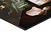 Reinders Glasbild Champagne Flowers (Champagne Flowers, B x H: 78 x 116 cm) | BAUHAUS