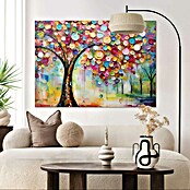 Reinders Glasbild Life Tree Colourful (Life Tree Colourful, B x H: 100 x 140 cm) | BAUHAUS