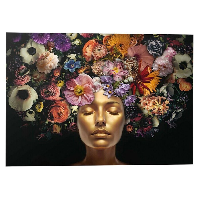 Reinders Glasbild Serene Golden (Serene Golden, B x H: 100 x 140 cm) | BAUHAUS