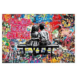 Reinders Glasbild All We need is love (All We need is love, B x H: 78 x 116 cm)
