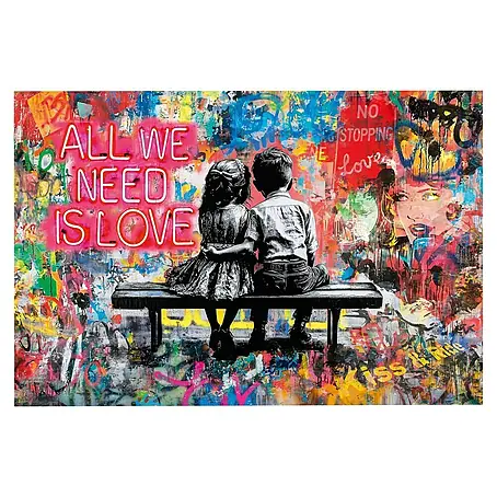 Reinders  Glasbild All We need is love
