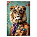 Reinders Glasbild Dandy Lion Portrait 