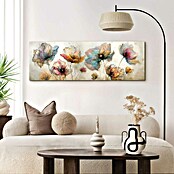 Reinders Glasbild Aquarel Flowers (Aquarel Flowers, B x H: 52 x 156 cm) | BAUHAUS