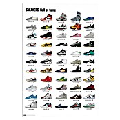 Reinders Glasbild Sneakers Hall of Fame (Sneakers Hall of Fame, B x H: 60 x 90 cm) | BAUHAUS