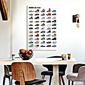 Reinders Glasbild Sneakers Hall of Fame (Sneakers Hall of Fame, B x H: 60 x 90 cm) | BAUHAUS