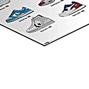 Reinders Glasbild Sneakers Hall of Fame (Sneakers Hall of Fame, B x H: 60 x 90 cm) | BAUHAUS