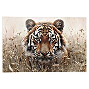 Reinders Glasbild Hunting Tiger (Hunting Tiger, B x H: 60 x 90 cm) | BAUHAUS