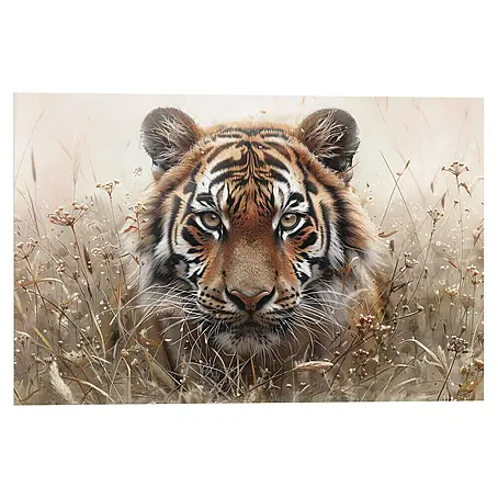 Reinders  Glasbild Hunting Tiger