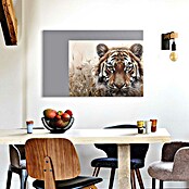 Reinders Glasbild Hunting Tiger (Hunting Tiger, B x H: 60 x 90 cm) | BAUHAUS