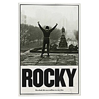 Reinders Glasbild Rocky Balboa (Rocky Balboa, B x H: 60 x 90 cm)