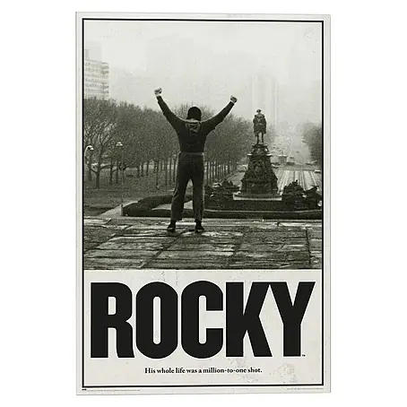 Reinders  Glasbild Rocky Balboa