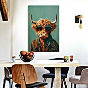 Reinders Glasbild Cool Cow (Cool Cow, B x H: 60 x 90 cm) | BAUHAUS