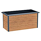 Gardol Hochbeet in Holzoptik (150 x 70 x 76 cm, Stahl, Braun) | BAUHAUS