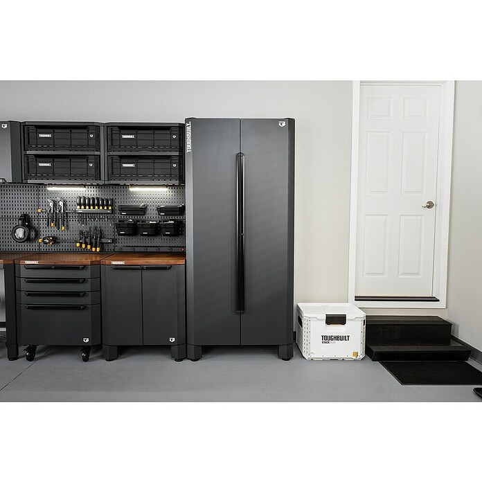 ToughBuilt Multifunctionele metalen kast TB-G1-F36-XEA (b x h: 92 x 198 cm, Aantal deuren: 2 st.) | BAUHAUS
