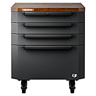 ToughBuilt Cajonera con ruedas (L x An x Al: 47 x 71 x 84 cm, Capacidad de carga: 181 kg, Número de cajones: 4 ud.)