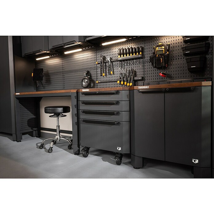 ToughBuilt Rolkast TB-G1-L28D4R-XEA (l x b x h: 47 x 71 x 84 cm, Draagkracht: 181 kg, Aantal schuifladen: 4 st.) | BAUHAUS