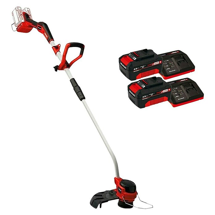 Einhell Power X-Change 18V Recortabordes de batería GP-CT36/35Li + Batería y cargador PXC-Starter kit (36 V, Iones de litio, 2 baterías, Ancho de corte hilo: 35 cm) | BAUHAUS