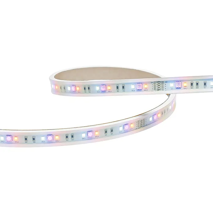 Homematic IP LED-Stripes Set - Länge: 2 m, RGBW, 24 W - Nahaufnahme eines LED-Streifens, der eine vielseitige Beleuchtungslösung für jedes Zuhause bietet.