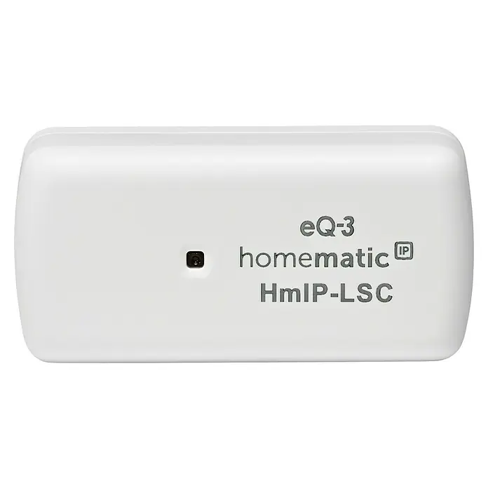 Homematic IP LED-Stripes Set - Länge: 2 m, RGBW, 24 W - Produktansicht des eQ-3 Homematic IP HmIP-LSC, einem smarten Gerät für Hausautomatisierung, mit LED-Anzeige und klarem Design.