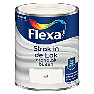 Flexa Strak in de Lak Grondverf (Wit, 750 ml, Buiten)